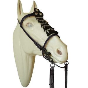 CABEZADA VAQUERA REPUJADA IMPORT. MOSQUERO C/RIENDA