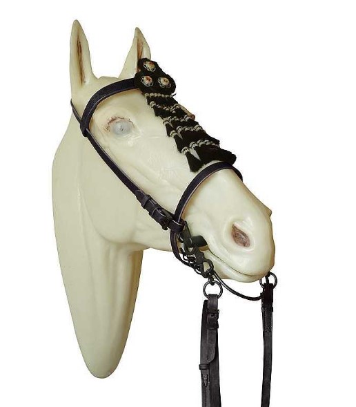 CABEZADA VAQUERA REPUJADA IMPORT. MOSQUERO C/RIENDA