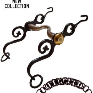 BOCADO ALTA ESCUELA EMBOCADURA INOX. CON CADENILLA