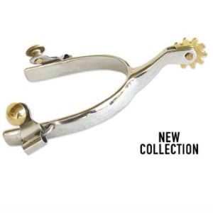 ESPUELA TEJANA CON RULETA, ACERO INOX