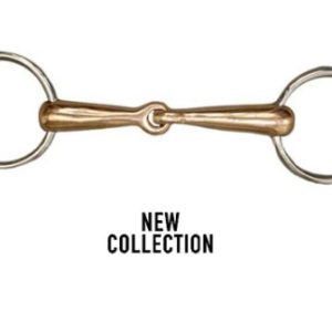 FILETE PARTIDO, EMBOCADURA EN COBRE MACIZO, ANILLAS INOX