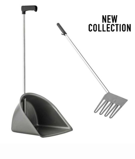 RECOGEDOR DE ESTABLO CON RASTRILLO