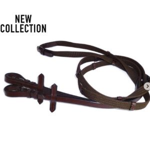 RIENDAS INGLESAS DE ALGODÓN-CUERO