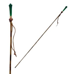 Fusta de bambú con pomo de metacrilato
