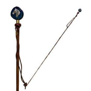Fusta de bambú pomo con fornitura
