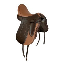Silla de doma Omega Line monofaldón muslera con puentes intercambiables - Imagen 5
